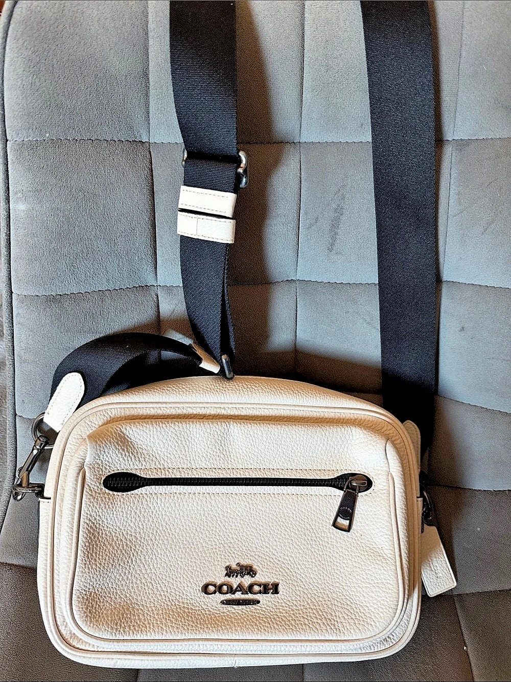 Coach Crossbody Bag in Cream & Black